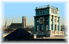 Technische Universitaet Muenchen  -  Bell tower and Frauenkirche